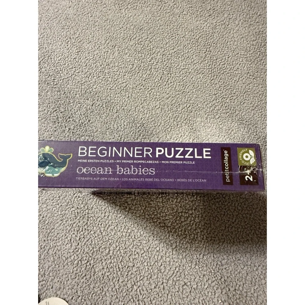 Petit Collage Beginner Puzzle Ocean Babies Brand New Box Never Opened Learning